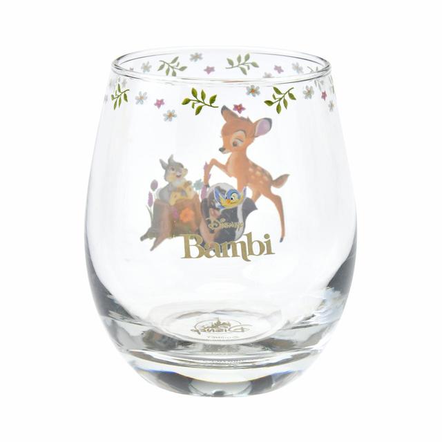 バンビ、とんすけ、フラワー グラス ペア Bambi 80years 2,200円