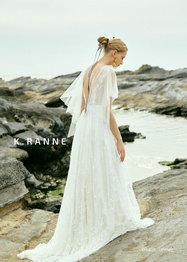 「K.RANNE-クランネ-」新作ウェディングドレス KNE0025_OffWhite