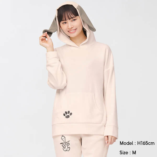 スフレフィールパーカ(長袖)Peanuts(セットアップ可能) ¥1,990