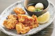 関西「鶏肉料理」の名店／炭火焼鳥居酒屋 風林火山（西中島南方）　唐揚げ月見ポン酢添え 480円