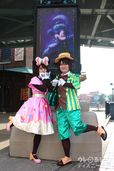「Pink Pop Paradise」のミッキー&ミニー（※一般ゲストの方の許可をいただいて撮影しています）