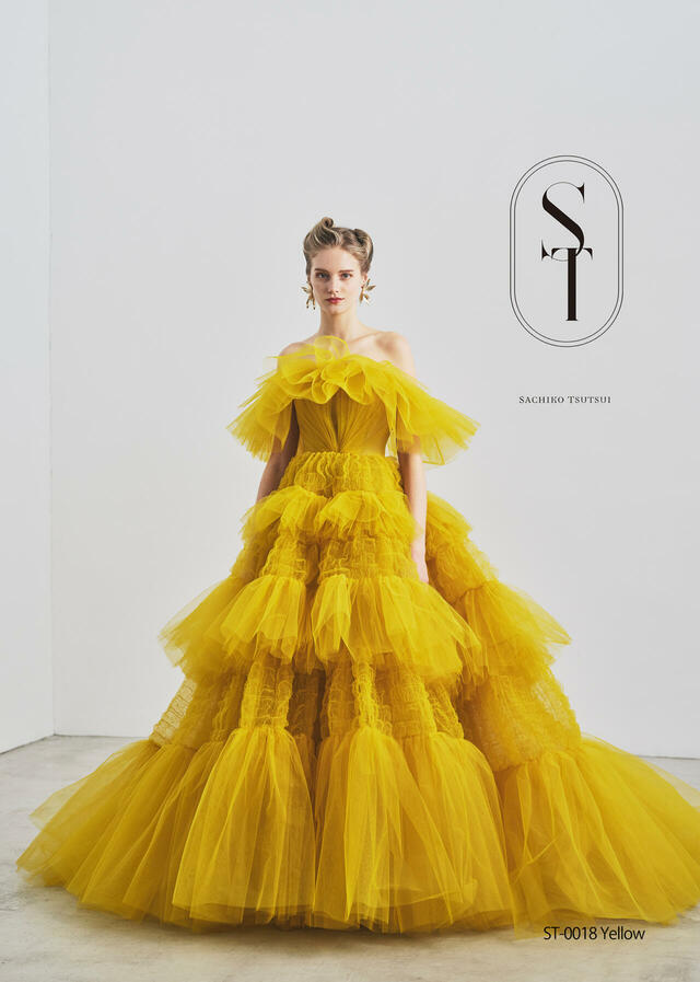 【クラウディア】ST新作ウェディングドレス|ST-0018_Yellow