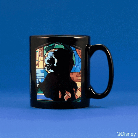 美女と野獣/ショコラサンド「見ぃつけたっ」感温マグカップセット 6,050円｜Disney SWEETS COLLECTION by 東京ばな奈