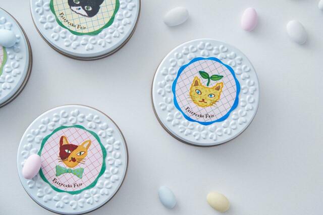 神様のいたずらネコドラジェ缶（全10種）税込価格：1,300円【ルミネ新宿50周年記念「SHINJUKU CAT MARCHE」】