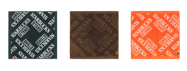 「STARBUCKS STAND by BEAMS　LOGO ハンドタオル」＜価格：2,420円（税込）＞【【スターバックス×BEAMS】新ライフスタイルプロジェクト『STARBUCKS STAND by BEAMS』オンラインストア＆店舗にて販売スタート】