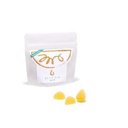 【ヒトツブカンロ「リ ミカングミ」600円】清見みかんの搾汁時に残る繊維質「清見パルプ」を使用した環境にも味わいにもやさしいグミ