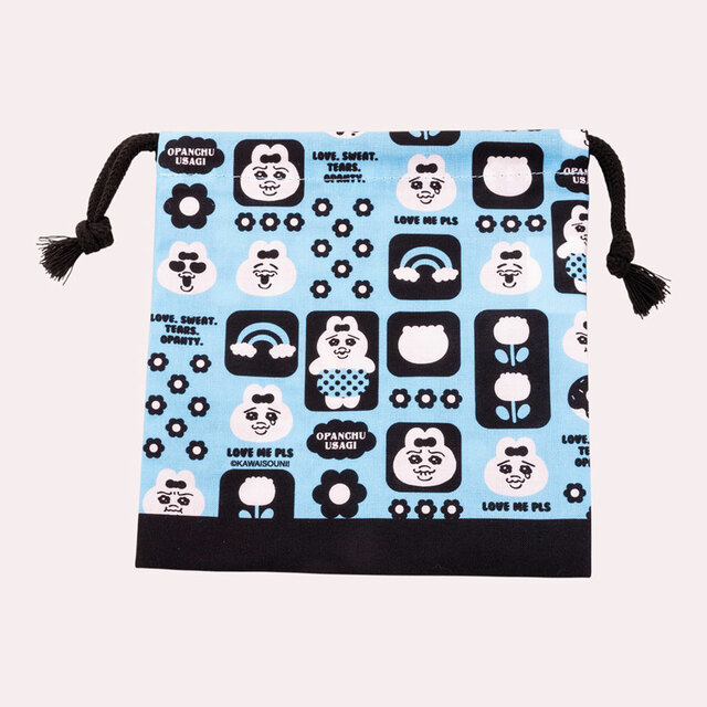 ブラインド 巾着M おぱんちゅうさぎ（全6柄・シークレットあり）