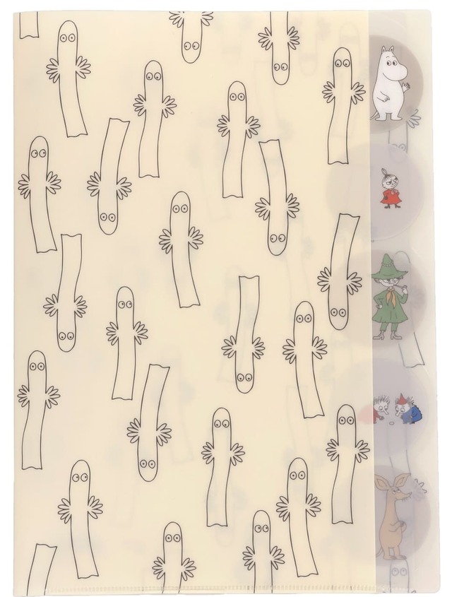 【ムーミンマーケット2023】クリアファイル（A4サイズ）￥495 ■会期：2023年6月22日（木）～7月5日（水）■会場：西武池袋本店7階＝催事場A ■入場料：無料