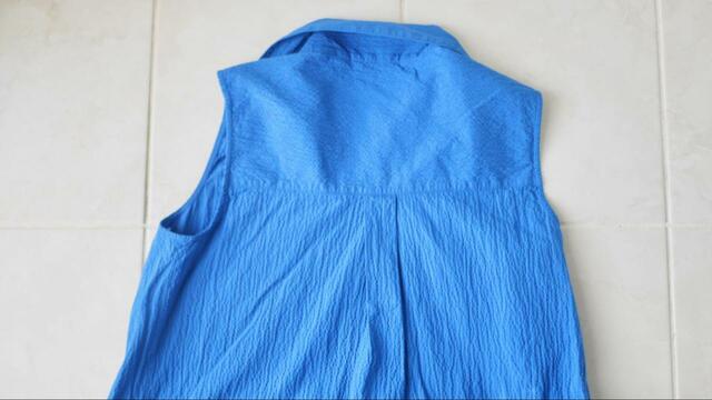 【UNIQLO×JW ANDERSON シアサッカーワンピース】サラッとしたシアサッカー素材で、真夏も涼しく過ごせそう♪