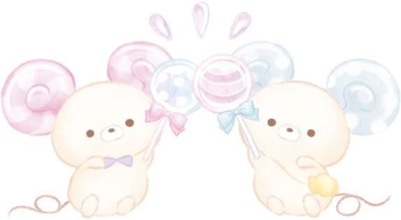 【シュガーココムー】チューポップキャンディのローリーとポップ。シュガーココムーとなかよしの双子です