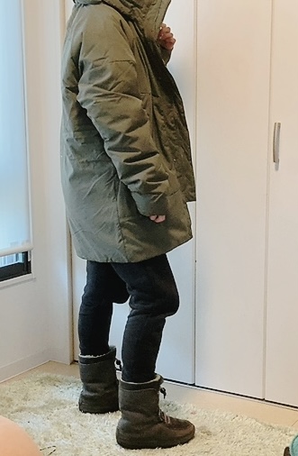 【フレイムテック(R)フラッフィーウォームTMリトルモンスターパーカー】ダウンジャケットとの暖かさの差はほとんど感じませんでした！