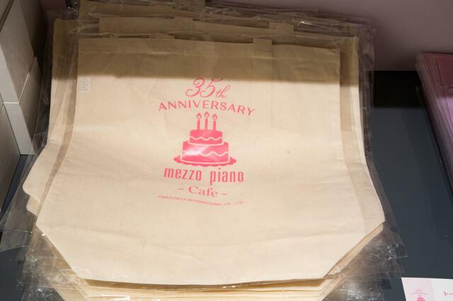 トートバッグ 1,100円｜mezzo piano 35th Anniversary Cafe