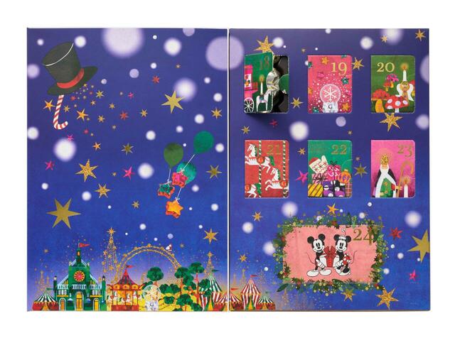 「ゴディバ ウィンターワンダーズ 7days カウントダウンカレンダー」を開いたところ