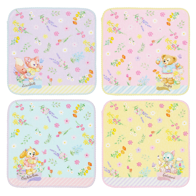 「ダッフィー＆フレンズのカム・ファインド・スプリング！」ミニタオルセット