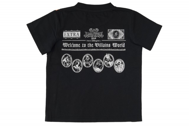 Tシャツの後ろ側（S、M、L、LL各2800円、3L 3100円）｜東京ディズニーシー「ディズニー・ハロウィーン」2018年