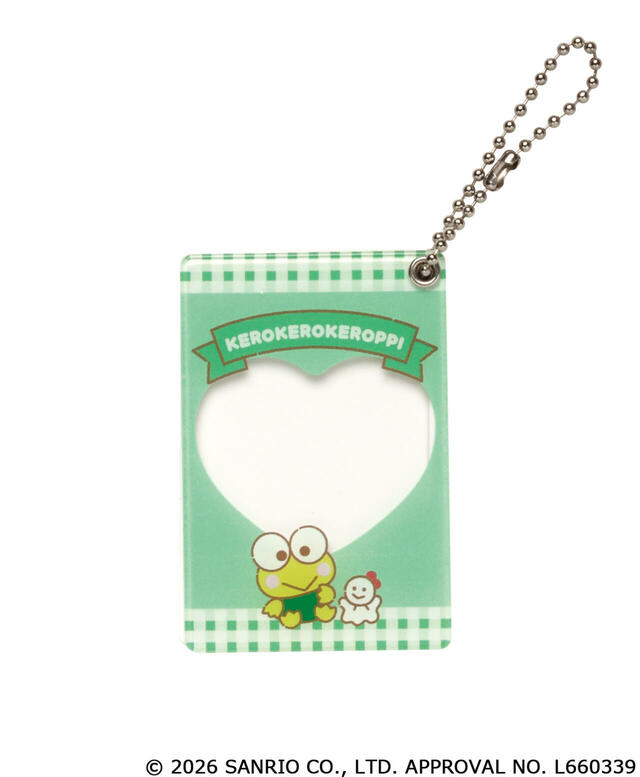 【サンリオ カプセルトイ「いつも一緒フレームキーチェーン Part.1」】けろけろけろっぴ