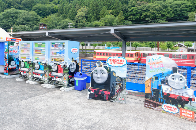 千頭駅構内「トーマスフェア」