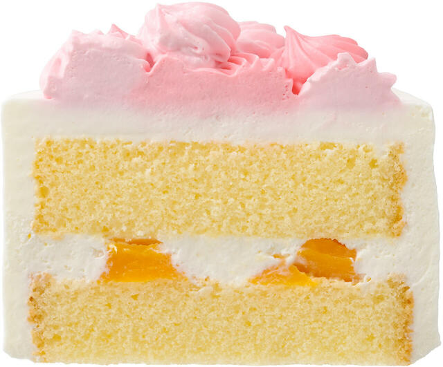 断面はこんな感じ。＜ディズニー＞ハピネスケーキ　価格：700円（税込756円）【銀座コージーコーナー×ディズニー】