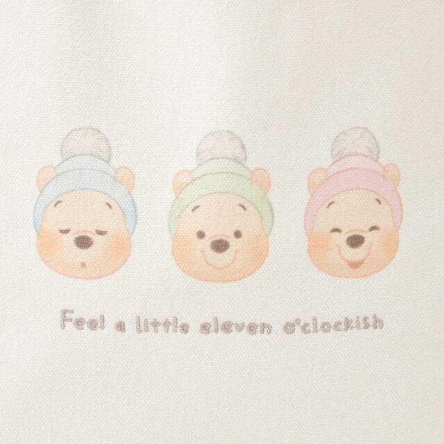 プーさん トートバッグ 2WAY ホワイト WHITE POOH 3,800円