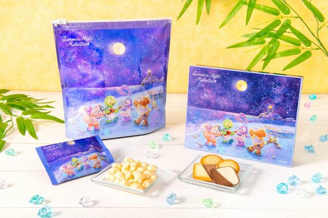 「ダッフィー＆フレンズのサマーナイト・メロディー」スペシャルグッズ｜東京ディズニーリゾート40周年“ドリームゴーラウンド”｜発売日：2023年7月3日（月）｜販売店舗：東京ディズニーシー「マクダックス・デパートメントストア」