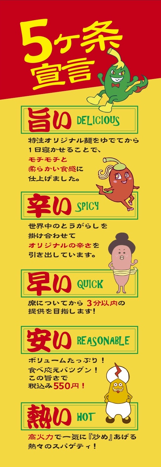 爆辛スパゲッティ専門店 青とうがらし