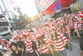 街中がウォーリーだらけ！ 過去のイベントの模様