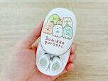 メインボタンのデザインもキュート♪【すみっコぐらし Bluetooth 完全ワイヤレスイヤホン】©2022 San-X Co., Ltd. All Rights Reserved.
