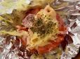 【トマトとベーコンチーズのホイル焼き】おしゃれな味わい？！