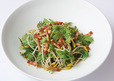 春菊と大鰐温泉もやしのオリエンタルサラダ