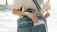 【DEAN ＆ DELUCA「リバーシブルトートバッグ」Lサイズ】取り外しできるショルダーベルト付き！手持ちと肩掛けの2WAYで使えます