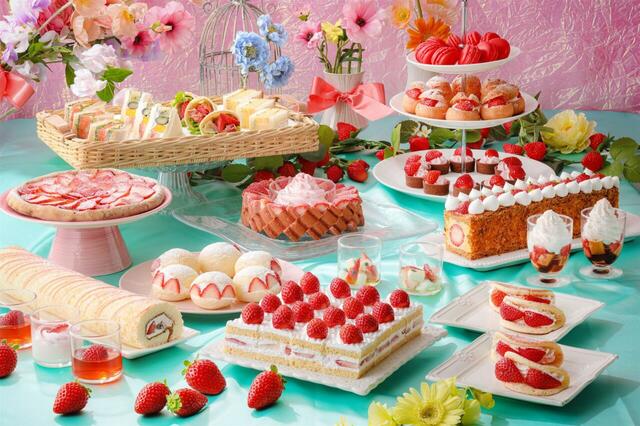 「サンドウィッチ＆スイーツビュッフェ ～ストロベリーコレクション～〈第二弾〉」＜期間：2026年3月1日～5月6日＞【ホテルニューオータニ幕張の“憧れスイーツ”を心ゆくまで♪伝統の「ナポレオンパイ」や「新スーパーあまおうショートケーキ」も食べ放題！】