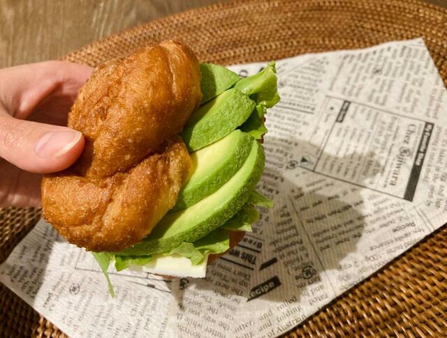 【ミスタードーナツ むぎゅっとドーナツ オリジナル】小ぶりでも満足感が大きいサンドイッチ！