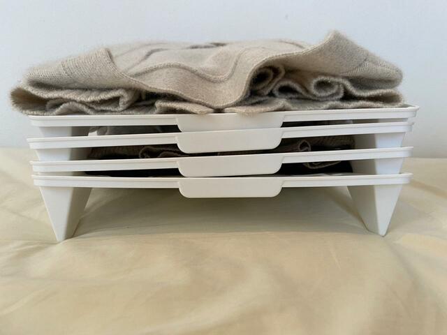 【‎シャツ収納折りたたみボード】後ろから見た図