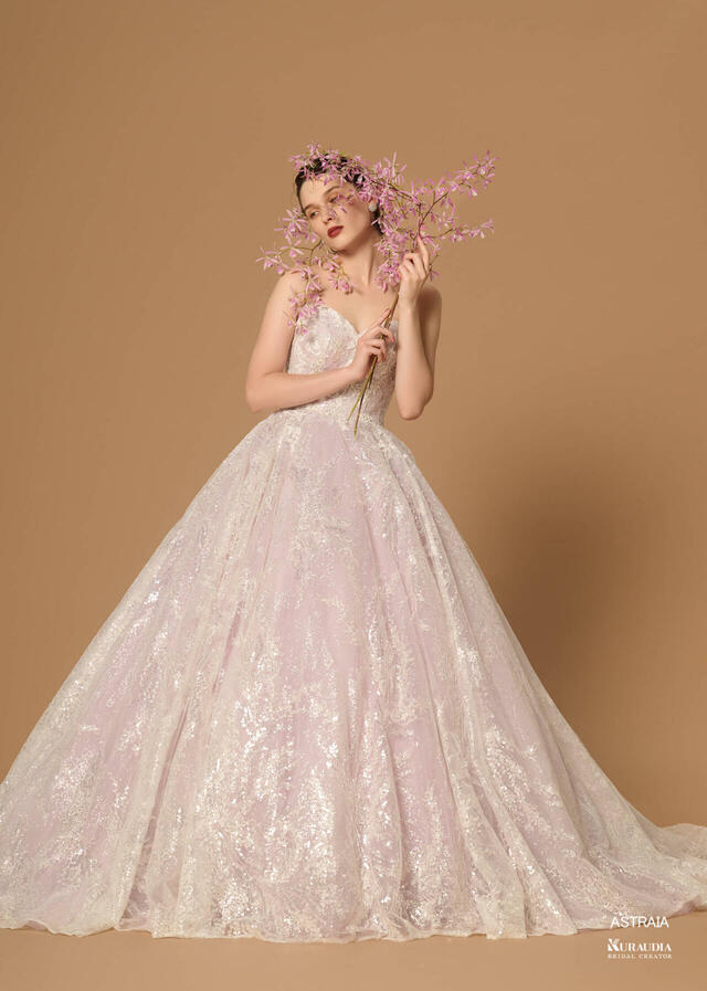 「Irida maison（イリーダメゾン）」新作ウェディングドレス　IM-0035_Pink