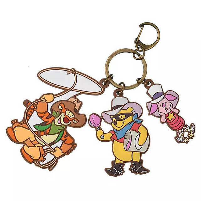 プーさん、ピグレット、ティガー キーホルダー・キーチェーン ジャラジャラ Western Pooh 2,200円