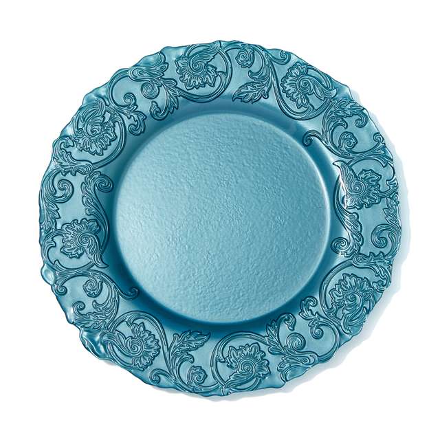 ガラスプレート L/ブルー:2500円(税込)