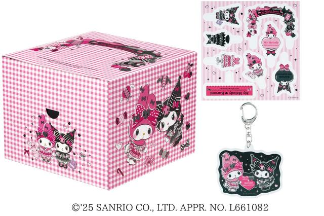 マイメロディ＆クロミ　アニバーサリークリスマスケーキ（オリジナルピックシート、アクリルチャーム付き）