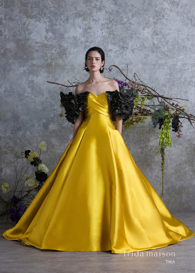 クラウディア|「Irida maison(イリーダメゾン)」新作ウェディングドレス|IM-0046_Yellow