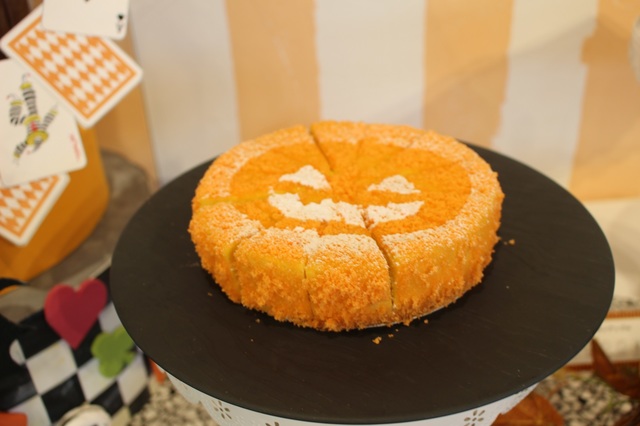 パンプキンの表情に思わずにっこり