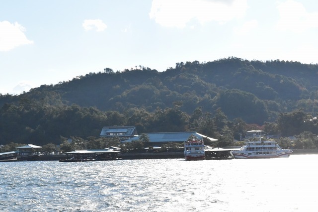 嚴島神社が見えてきた！