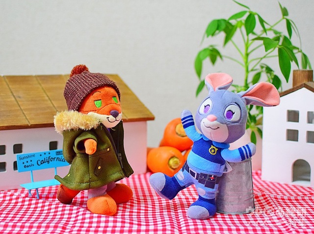 ぬいもーず  ぬいぐるみ ジュディ・ホップス/ニック・ワイルド/（着用の専用コスチュームは販売を終了しています）