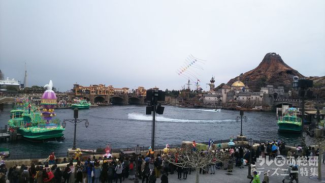 スマートフォン 焦点距離4.2mm 東京ディズニーシーホテル・ミラコスタ コース側テラス-ディズニー・イースター2019