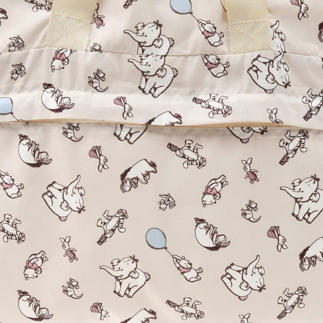 プー＆フレンズ ボストンバッグ 折りたたみ式 ポーチ入り 4WAY POOH TRAVEL 3,800円