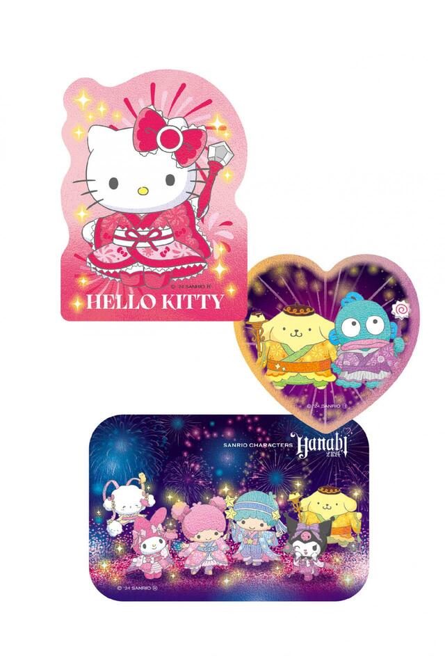 ダイカットステッカー賞｜Happyくじ「Sanrio characters HANABI 2024」