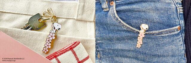 PEANUTS バッグキークリップ mini 1,870円