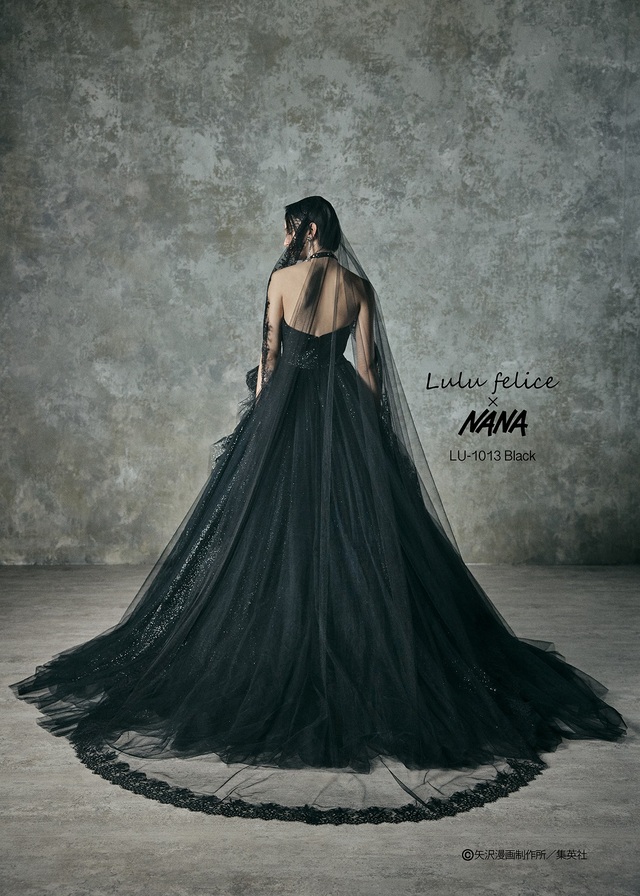 「Lulu felice×NANA」新作ウェディングドレス　LU-1013_Black