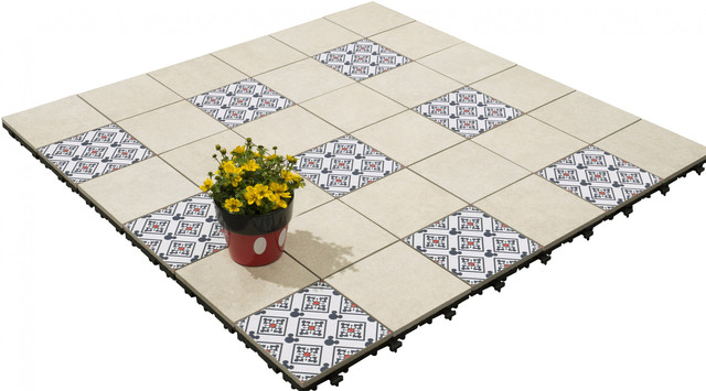 タカショー 敷くだけタイル meets ミッキーマウススクウェア