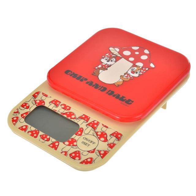 チップ＆デール デジタルキッチンスケール Mushroom Forest 4,400円