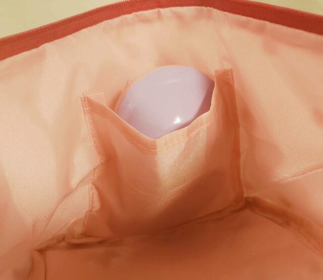 ブラシを入れてみました（小さめの小物が入りそうです）