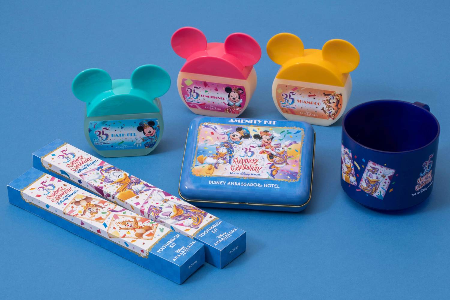 ディズニーホテル】コンプリートしたくなる! TDR35周年限定アメニティ